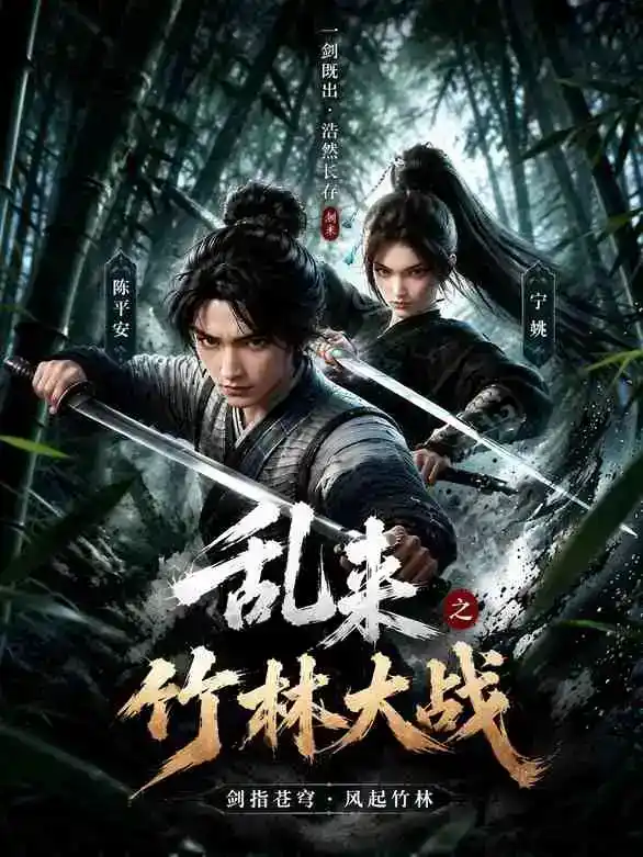 黄果短剧《剑指苍穹，风起竹林》封面